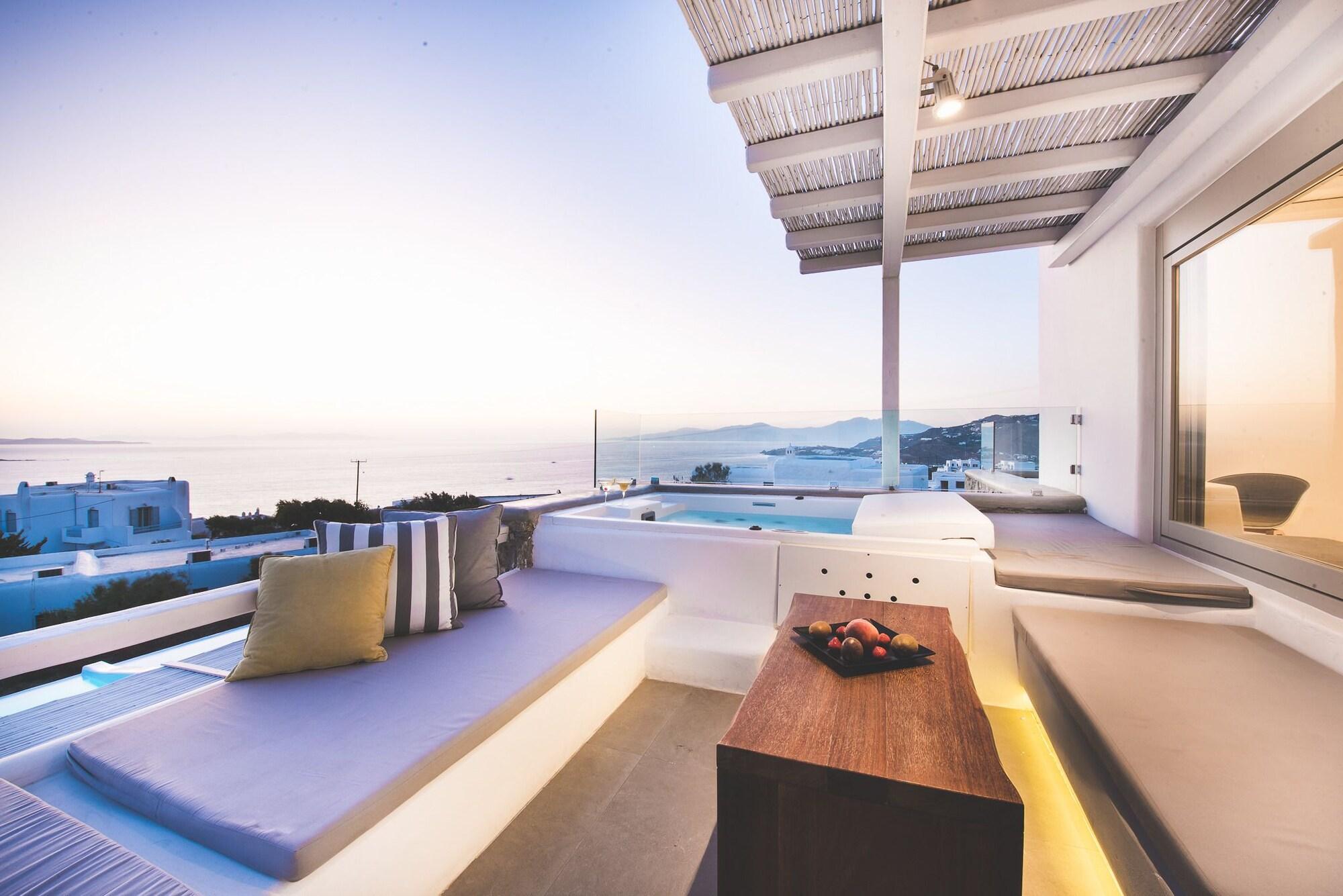 ホテル デル プライベート スイーツ Mykonos Town エクステリア 写真